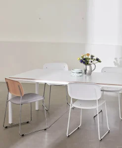 HAY Spisebordsstole<Soft Edge 55 Sled stol fra