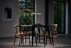 Le Klint Pendler|Spots<Soleil pendel small, lys eg, papir skærm fra