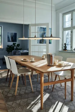 Le Klint Pendler|Spots<Soleil pendel small, røget eg, papir skærm fra