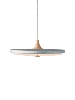 Le Klint Pendler|Spots<Soleil pendel small, røget eg, papir skærm fra