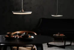 Le Klint Pendler|Spots<Soleil pendel small, røget eg, papir skærm fra