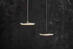 Le Klint Pendler|Spots<Soleil pendel small, røget eg, papir skærm fra