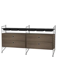 String Furniture Reolsystemer<Soveværelse, bundle G fra String