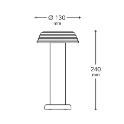SOWDEN Portable Lamper|Spots<Light Portable Lamp PL1, red/yellow