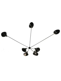 Editions Serge Mouille Væglamper|Spots<Spider Big Wall Lamp w/7 Fixed Arms af Serge Mouille