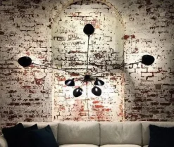 Editions Serge Mouille Væglamper|Spots<Spider Big Wall Lamp w/7 Fixed Arms af Serge Mouille