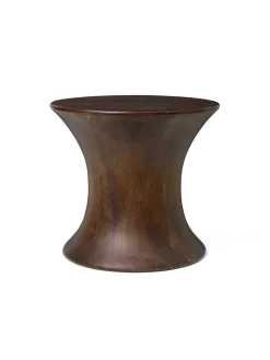 Ferm Living Skamler<Spin Stool, Brown fra