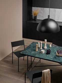 Handvärk Spiseborde<Spisebord 185, hvid marmor fra HANDVÄRK