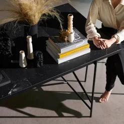 Handvärk Spiseborde<Spisebord 230, sort marmor fra HANDVÄRK