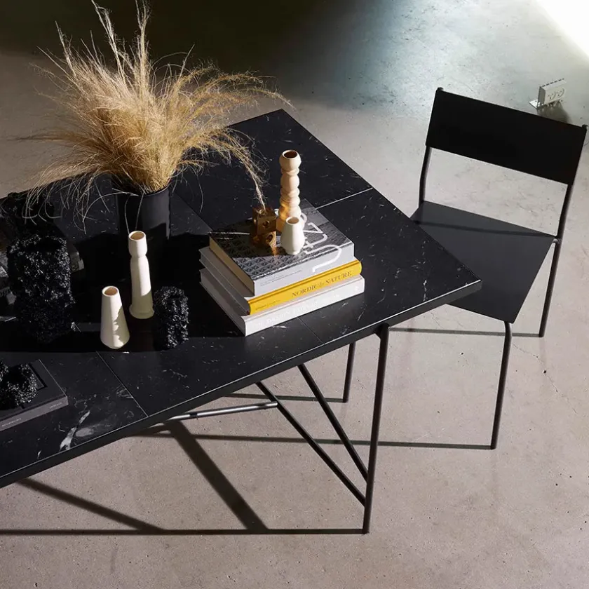 Handvärk Spiseborde<Spisebord 230, sort marmor fra HANDVÄRK