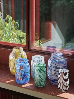 HAY Vaser<Splash Vase, Roll neck blue fra