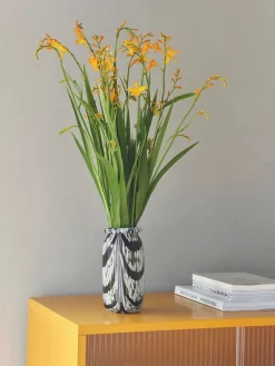 HAY Vaser<Splash Vase Roll Neck X-Small, coffee and white fra