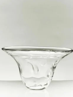 Louise Roe Vaser<S.R. Vintage Bowl Deco Clear fra