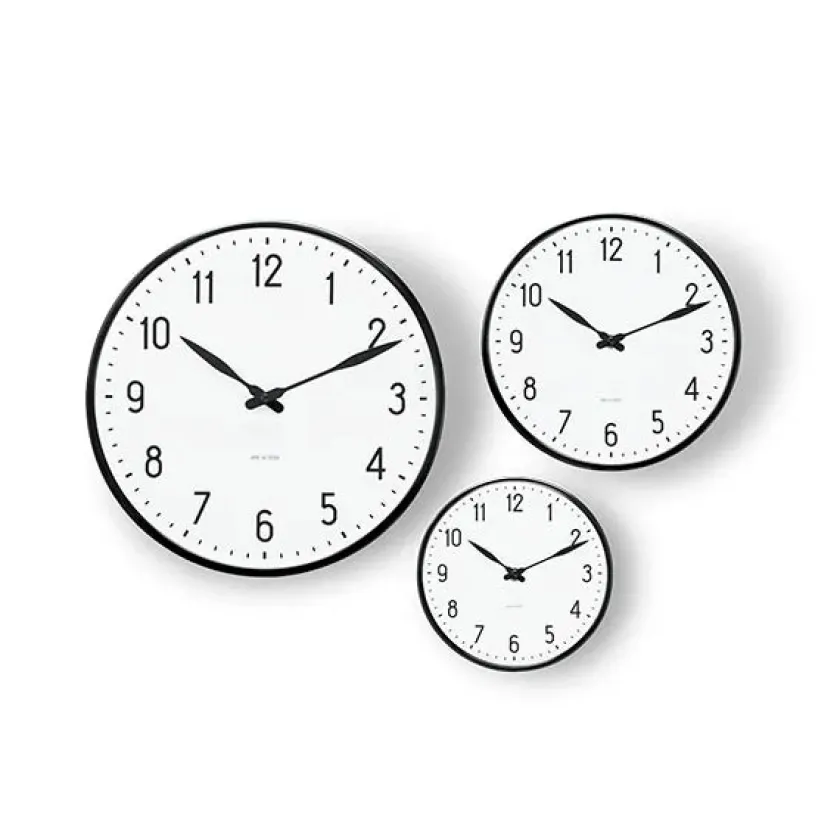 Arne Jacobsen Clocks Gaver Til Ham|Vægure<Station vægur af Arne Jacobsen (Ø: 48)