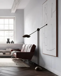 101 Copenhagen Gulvlamper|Spots<Stingray gulvlampe, bronze fra