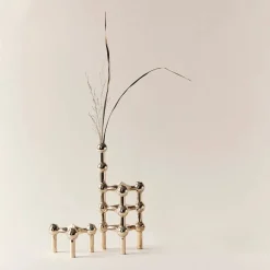 STOFF Nagel Vaser<Vase, krom fra