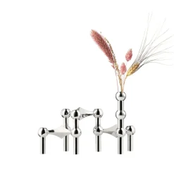 STOFF Nagel Vaser<Vase, krom fra