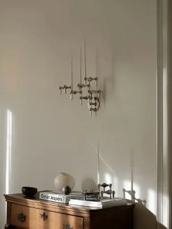 STOFF Nagel Gaver Til Ham|Lysestager<STOFF Vægophæng, sort fra