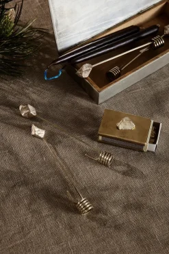 Ferm Living Lysestager<Stone Christmas Tree Candle Holders fra