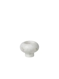 Tom Dixon Lysestager<Stone Stacking Candleholder White fra