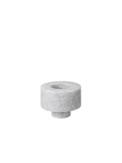 Tom Dixon Lysestager<Stone Stacking Candleholder White fra
