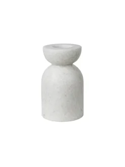 Tom Dixon Lysestager<Stone Stacking Candleholder White fra