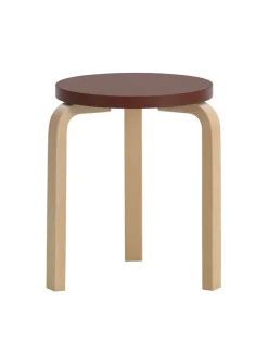 Artek Skamler<Stool 60, white laminate fra