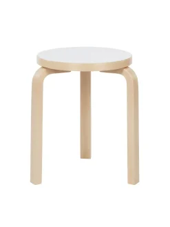 Artek Skamler<Stool 60, yellow lacquered fra