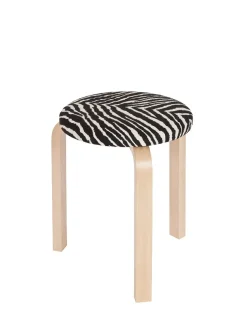 Artek Skamler<Stool 60, yellow lacquered fra