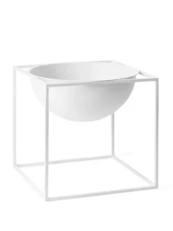 Audo Copenhagen Service<Stor Kubus Skål, guldbelagt fra