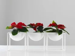 Audo Copenhagen Service<Stor Kubus Skål, hvid fra