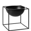 Audo Copenhagen Service<Stor Kubus Skål, sort fra