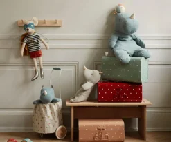 Børn Maileg Gaver|Gaver Til Børn<Stor Næsehorn i støvet blå fra