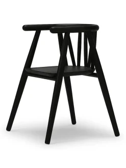 Børn Oaklings Gaver|Gaver Til Børn<Storm Børnestol, sortlakeret eg fra