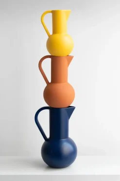 raawii Kander|Service<Strøm Kande, terracotta fra