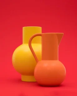 raawii Kander|Service<Strøm Kande, vibrant orange fra