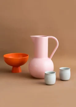 raawii Kander|Service<Strøm Kande, vibrant orange fra