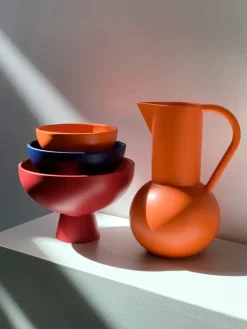 raawii Kander|Service<Strøm Kande, vibrant orange fra