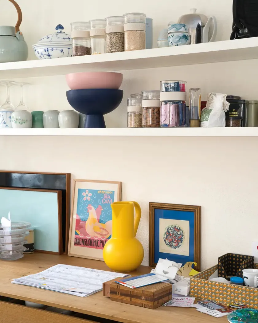 raawii Service<Strøm Skål, blue fra