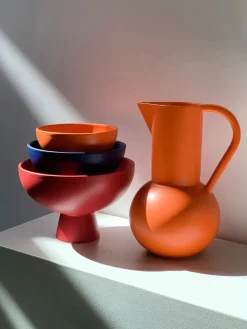 raawii Service<Strøm Skål, coral blush fra