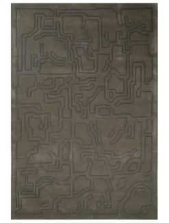 Massimo Gulvtæpper<Structures 2.0 Tæppe, Arctic Green fra