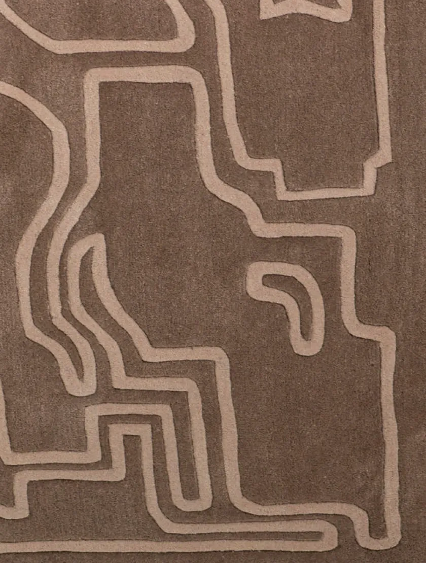 Massimo Gulvtæpper<Structures 2.0 Tæppe, Pale Rose fra