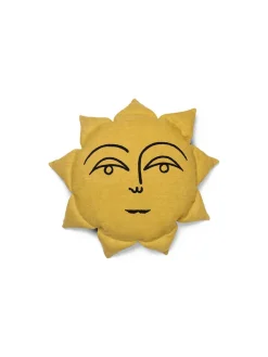 Børn Ferm Living Gaver|Gaver Til Børn<Sun Cushion, yellow fra