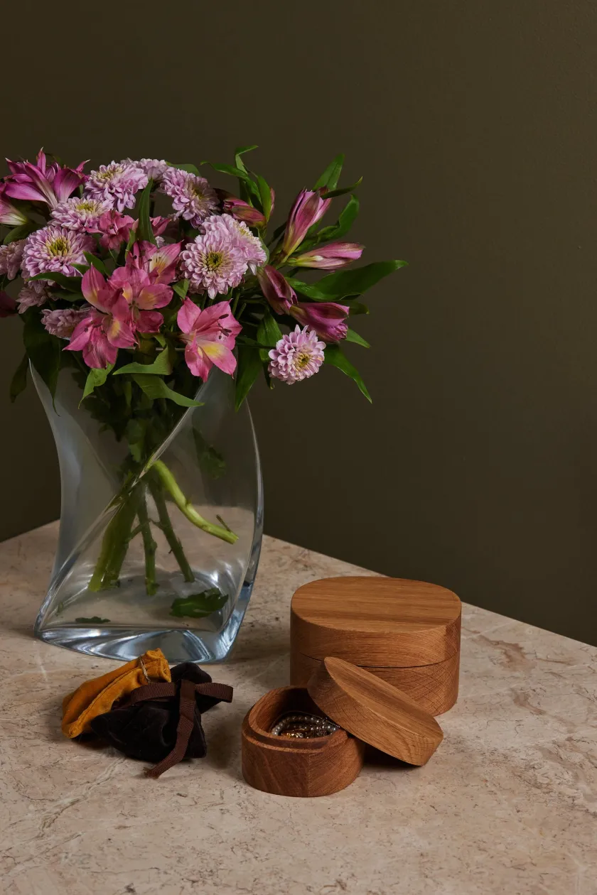 Piet Hein Smykker<Superelliptisk æske i eg fra