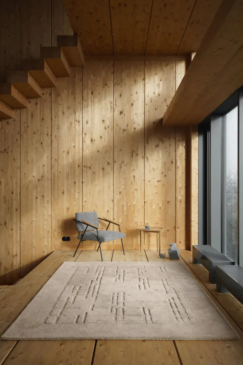 Massimo Gulvtæpper<Symmetry Tæppe, Sun fra