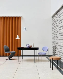 Verpan Spisebordsstole<System 1-2-3 spisestol af Verner Panton