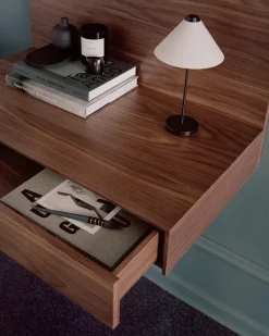 New Works Skriveborde<Tana Wall Mounted Desk, walnut fra