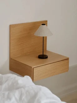 New Works Natborde|Natborde<Tana Wall Mounted Nightstand, walnut fra