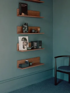 New Works Hylder<Tana Wall Shelf, walnut fra