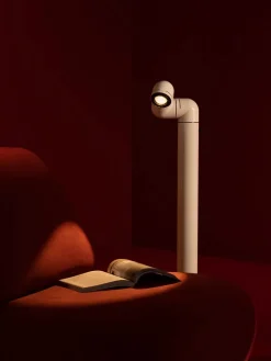 Santa & Cole Gulvlamper|Spots<Tatu Alta Gulvlampe, white grey fra Santa and Cole